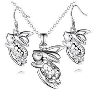 Комплект Tiffany Зайчата на месяце