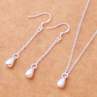 Комплект Tiffany Капли на цепочках