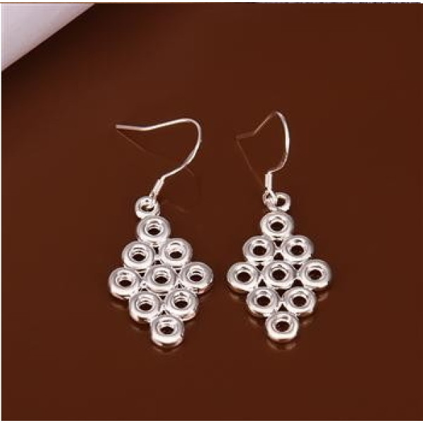 Серьги Tiffany Шарики в ромбе