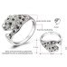 Кольцо в стиле  Swarovski  Леопард