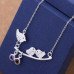Подвеска Tiffany Птички с кристаллами
