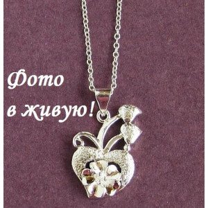 Подвеска Tiffany Цветочное сердце