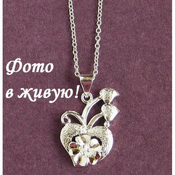 Подвеска Tiffany Цветочное сердце