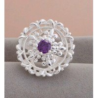 Кольцо в стиле Tiffany Снежная романтика