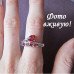 Ювелирное кольцо с гранатом Лаура