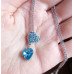 Подвеска SWAROVSKI Дуэт сердец