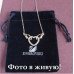 Подвеска SWAROVSKI Сердце на крыльях кристалл