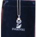 Подвеска SWAROVSKI Искры лета синие 