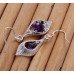 Серьги Tiffany Сиреневые кристаллы 