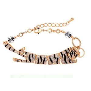 Браслет SWAROVSKI Тигрица золотая