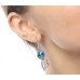 Ювелирные серьги Swarovski Кошки