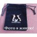 Ювелирные серьги Swarovski Итема фиолет 