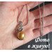 Золотая подвеска Chanel Fedra