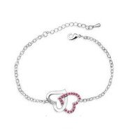 Браслет SWAROVSKI Соединенные сердца roz