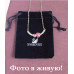 Подвеска SWAROVSKI Сердца влюбленных роз