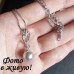 Подвеска CHANEL Дилара дымка в белом