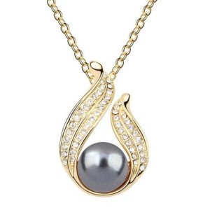 Подвеска CHANEL Bella с пепельным жемчугом