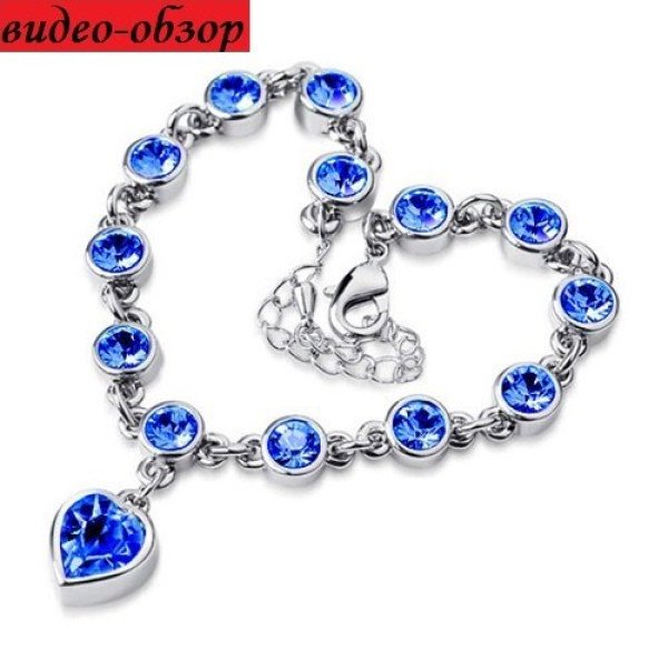 Браслет белый SWAROVSKI crystal of love