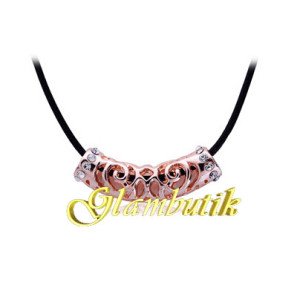 Подвеска CHANEL в стразах Ажур