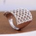 Серебрённое кольцо Ажурная сеточка
