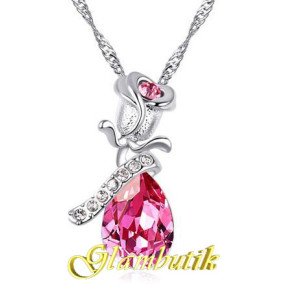 Ювелирная подвеска Swarovski Роза кристалл роз