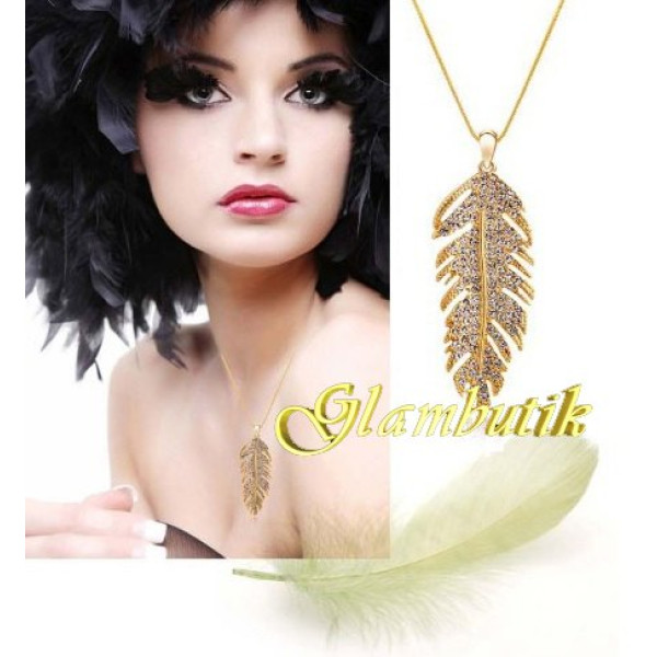 Подвеска Перо в стиле CHANEL