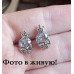 Серьги Черепа с коронами кристалл