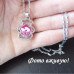 Подвеска SWAROVSKI Мишка с кристаллом