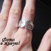 Серебрённое кольцо Cypris Стильные линии