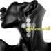 Серебрённые серьги Снежные цветы – Glambutik