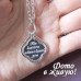 Подвеска Tiffany Поцелуй надписи