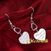 Серьги Tiffany Сердца надписи