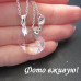 Подвеска Swarovski-style Кристалл