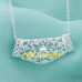 Подвеска на цепи Tiffany Ажур бабочки