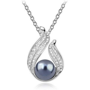 Кулон CHANEL Bella с пепельным жемчугом