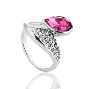 Кільце SWAROVSKI Ферія рожева