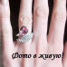 Кільце SWAROVSKI Ферія рожева