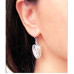 Сережки Ажурні серця Tiffany – 548