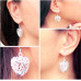 Сережки Ажурні серця Tiffany – 548