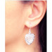 Сережки Ажурні серця Tiffany – 548