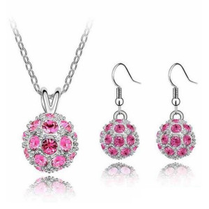 Комплект SWAROVSKI Волшебство розовое