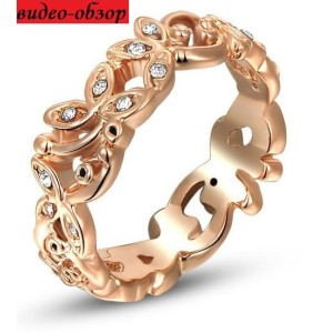 Кольцо в стиле Chopard Коронованное завитками