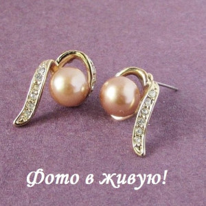 Серьги CHANEL Золотые Martina
