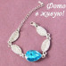 Браслет SWAROVSKI Листики с кристаллом