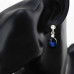 Ювелирные серьги Swarovski Rene sapfir