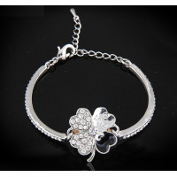 Браслет SWAROVSKI Роскошь клевера белая