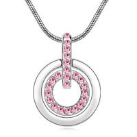 Подвеска SWAROVSKI Сьюи розовая