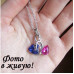 Подвеска SWAROVSKI Лебеди любви