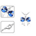 Подвеска SWAROVSKI Бант синий