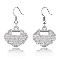 Серьги SWAROVSKI Глам открывашка кристалл